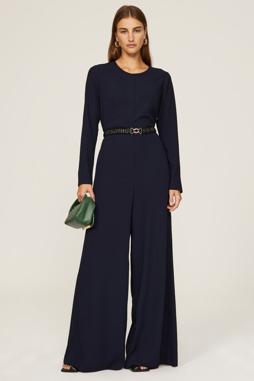Adam Lippes x RTR Navy Blue Jumpsuit - Size 2